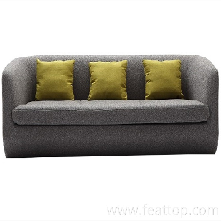 High Quality Italian Lounge Sofa Multiple People Thicken Sofa Fabric Lounge Sofa